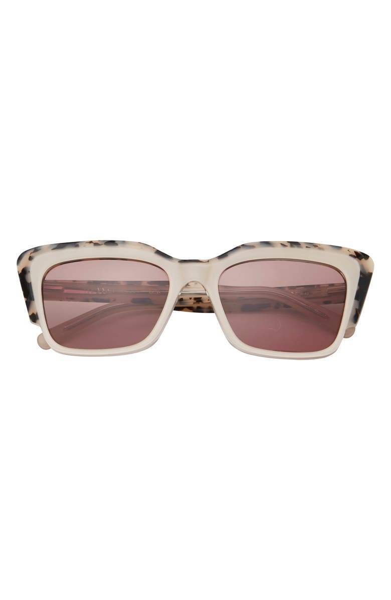 Ted Baker 55mm Gradient Cat Eye Sunglasses, Main, color, Bone