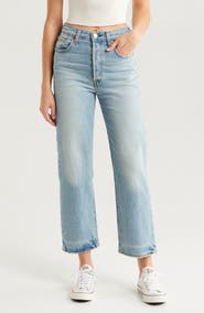 Levi's Ribcage High Waist Ankle Straight Leg Jeans