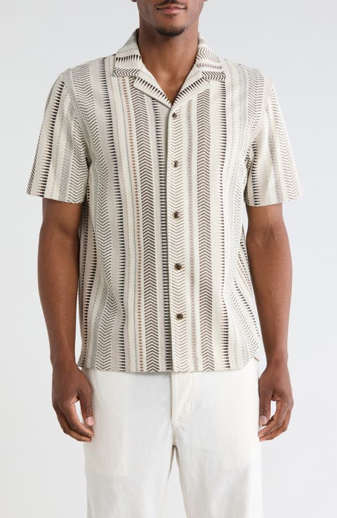 Jacquard Camp Shirt