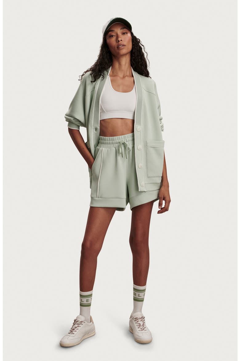 Barnes Drawstring Shorts, Alternate, color, AQUA FOAM
