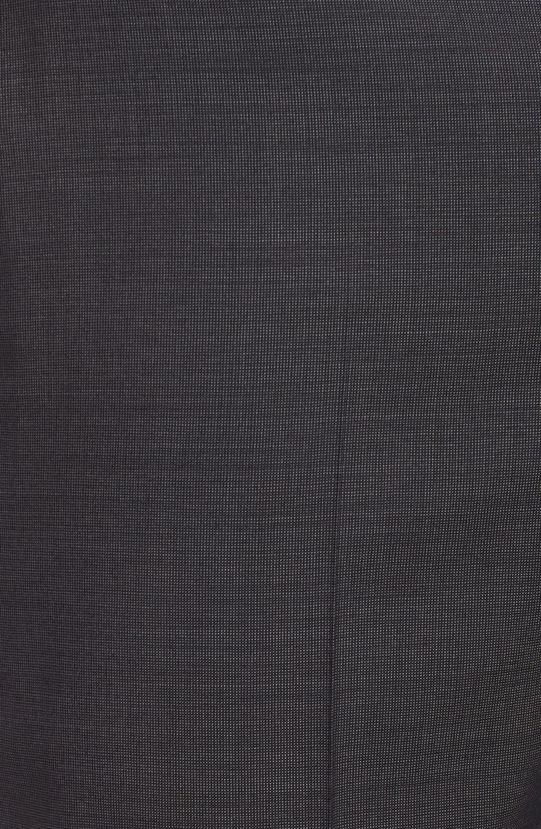 Zanella 'Devon' Flat Front Solid Wool Trousers, Alternate, color, 