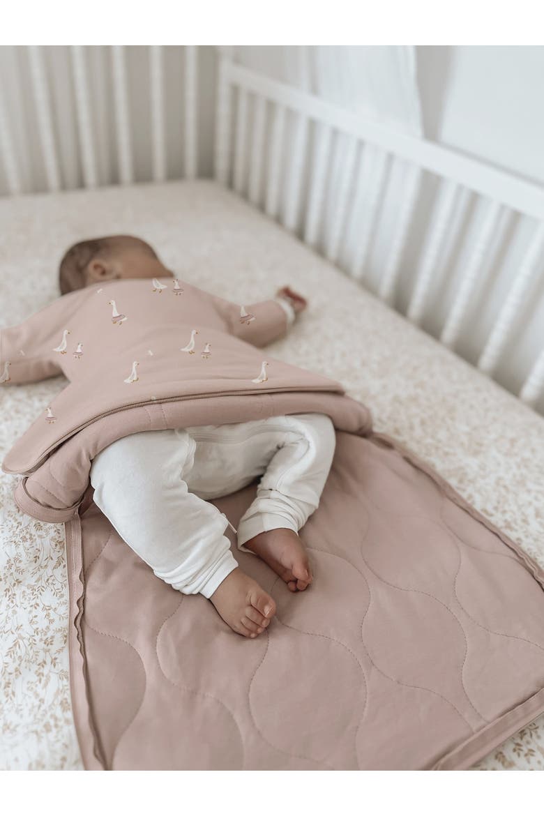 Long Sleeve Transitional Swaddle Sleep Bag, 0.5 TOG - Baby, Alternate, color, Tutu Goose