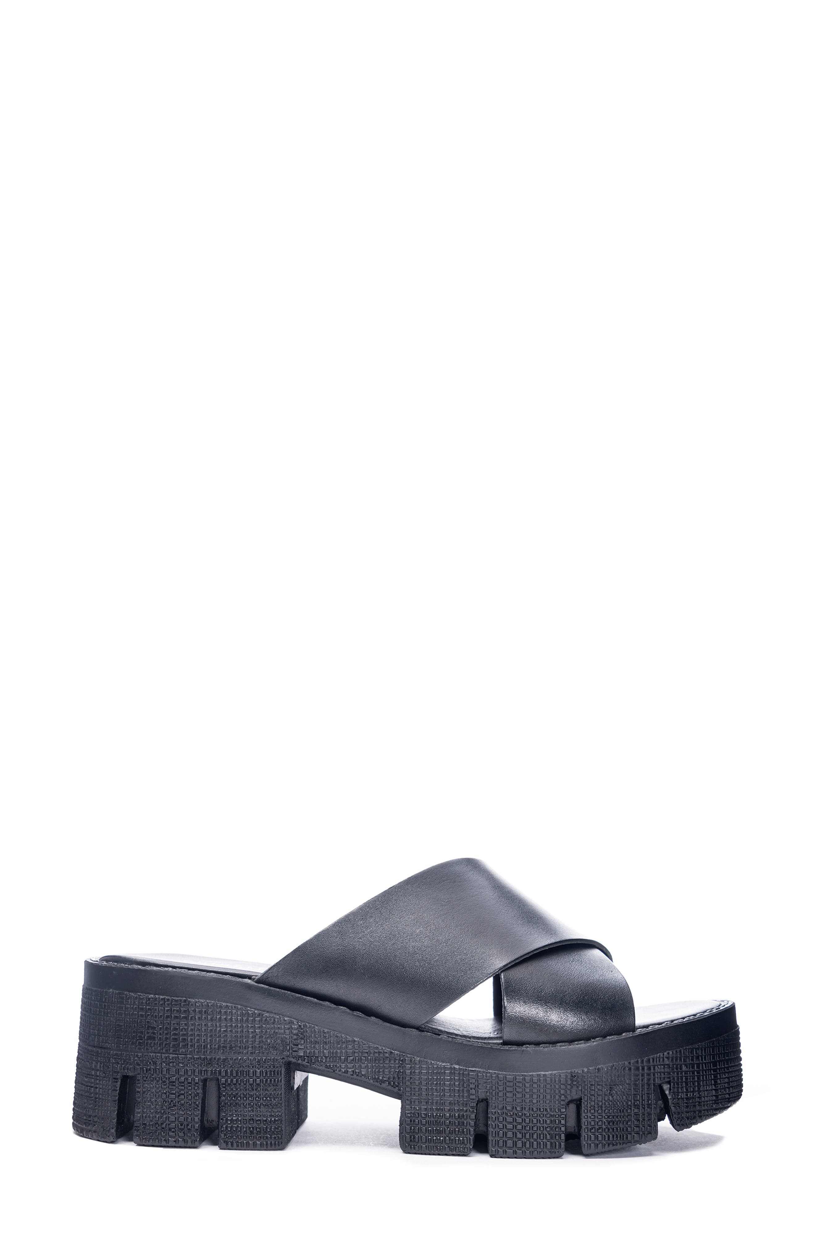 Chinese Laundry Lock Down Platform Slide Sandal, Alternate, color, 