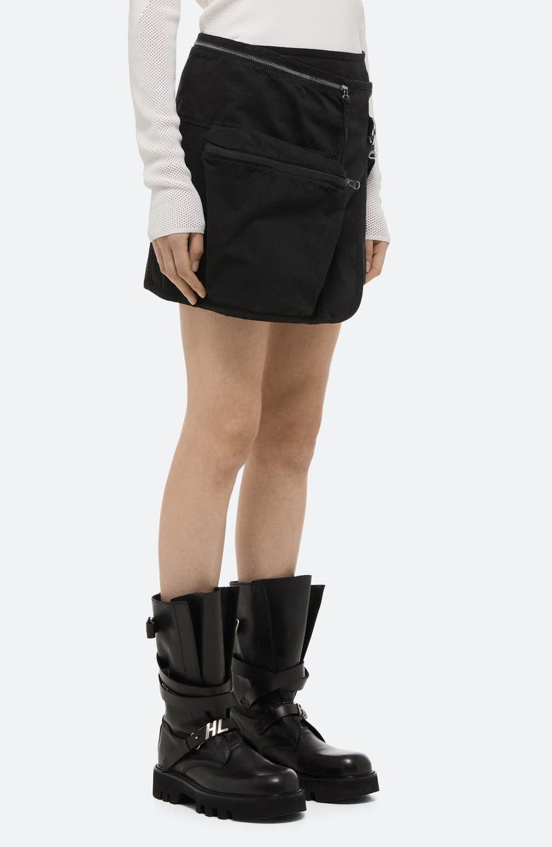 Helmut Lang Field Cotton Cargo Wrap Miniskirt, Alternate, color, 