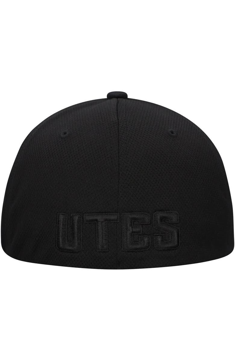 TOP OF THE WORLD Men's Top of the World  Black Utah Utes Reflex Performance Flex Hat, Alternate, color, 