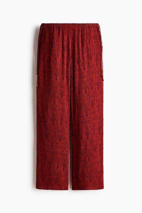 Viscose Drawstring Trousers