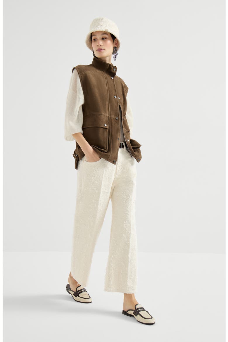 Contemporary Square trousers, Alternate, color, Ivory