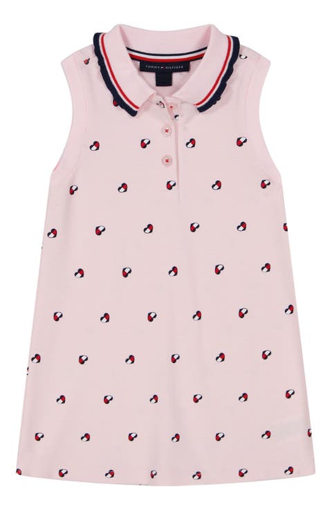 Heart Logo Piqué Polo Dress (Baby)
