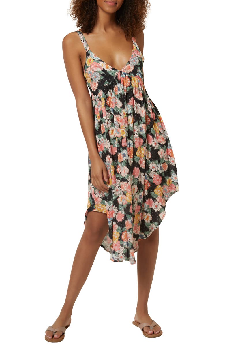 O'Neill Horizon Tank Cover-Up Midi Dress, Main, color, 