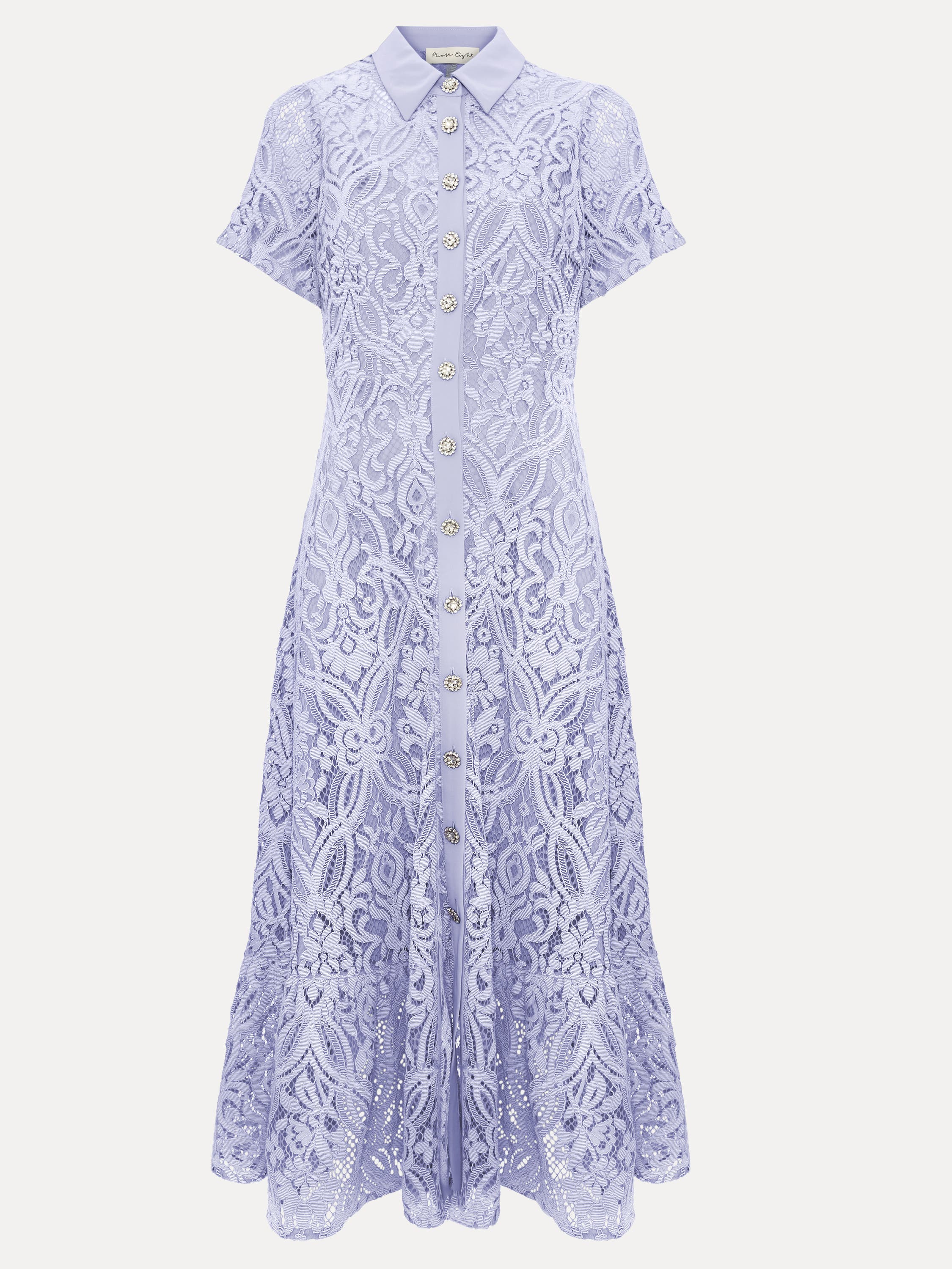 Carmine Lace Dress - image 2