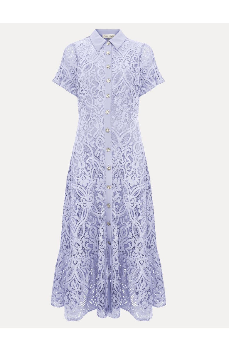 Phase Eight Carmine Lace Dress, Alternate, color, Pale Blue