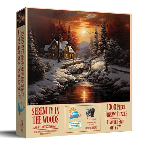 Serenity in the Woods 1000 piece Jigsaw Puzzle for Adults