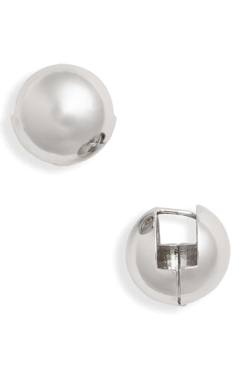 Nordstrom Polished Sphere Huggie Earrings, Main, color, 