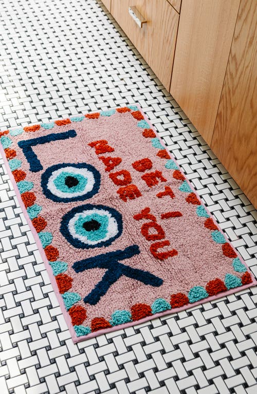 Furbish Made You Look Bath Mat In Multi