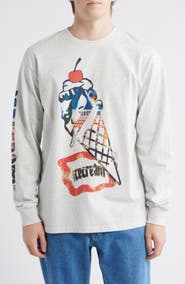 ICECREAM Cone Man Graphic Long Sleeve T-Shirt
