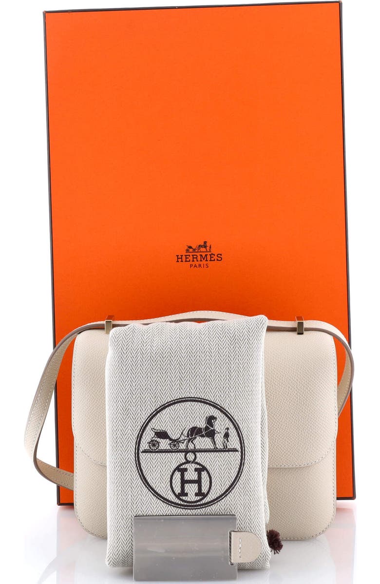Pre-Owned Hermes Constance NM Bag Epsom 18, Alternate, color, Craie
