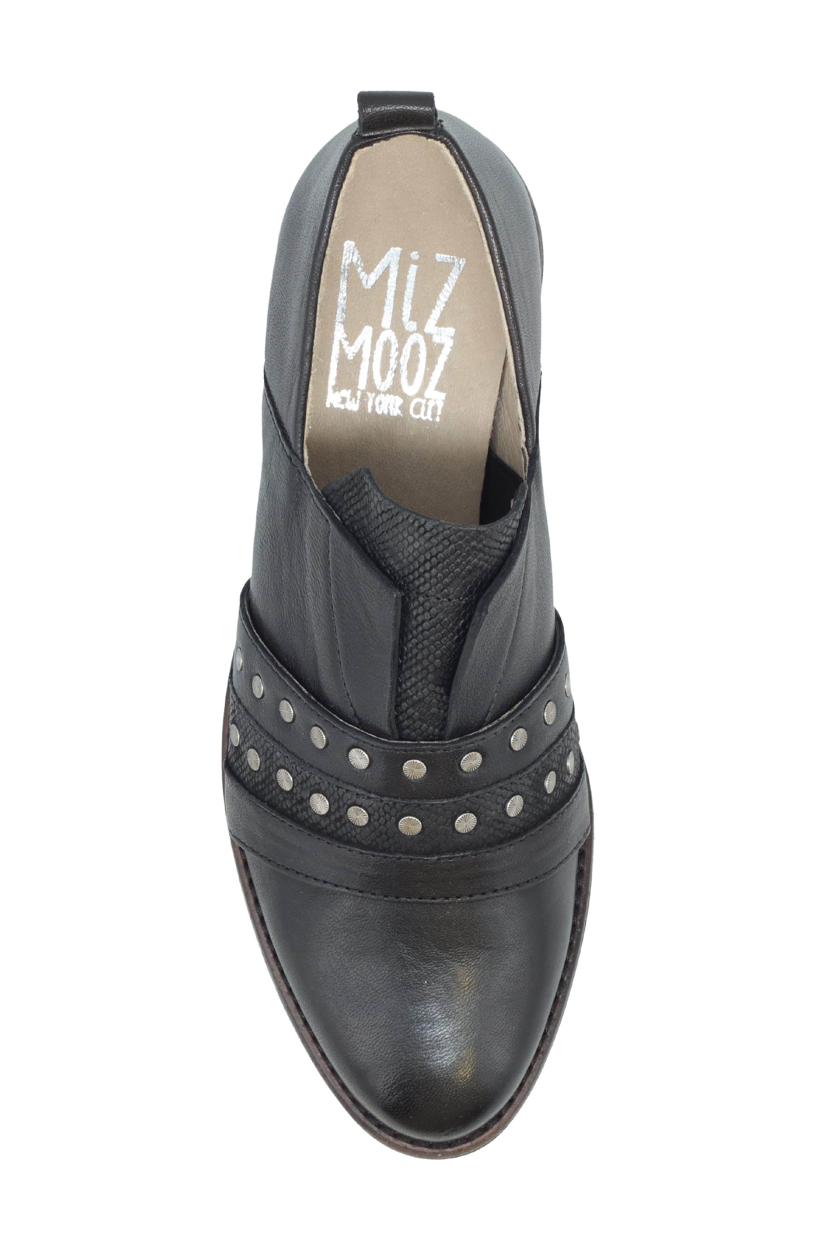 Studded Slip-On, Alternate, color, BLACK LEATHER