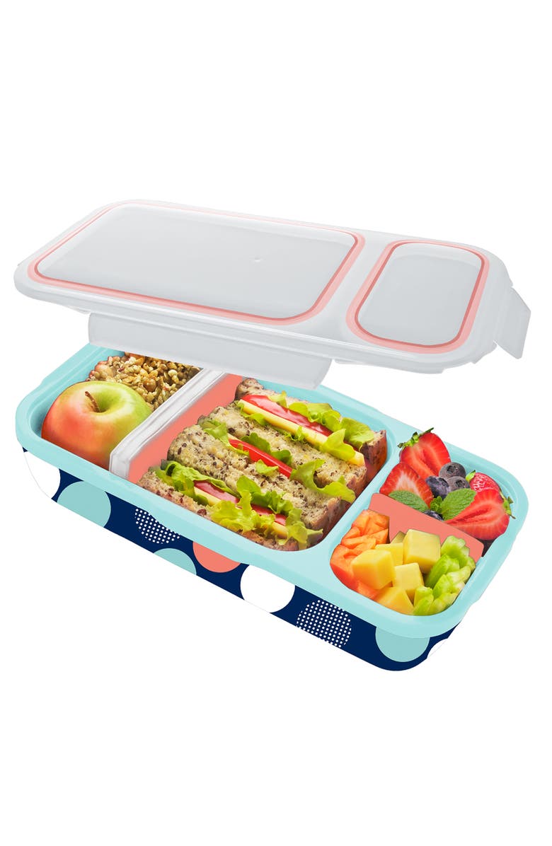 SMASH Bento Switch Up Lunch Box with 16.9 fl ox Bottle in Misty, Alternate, color, Multicolored