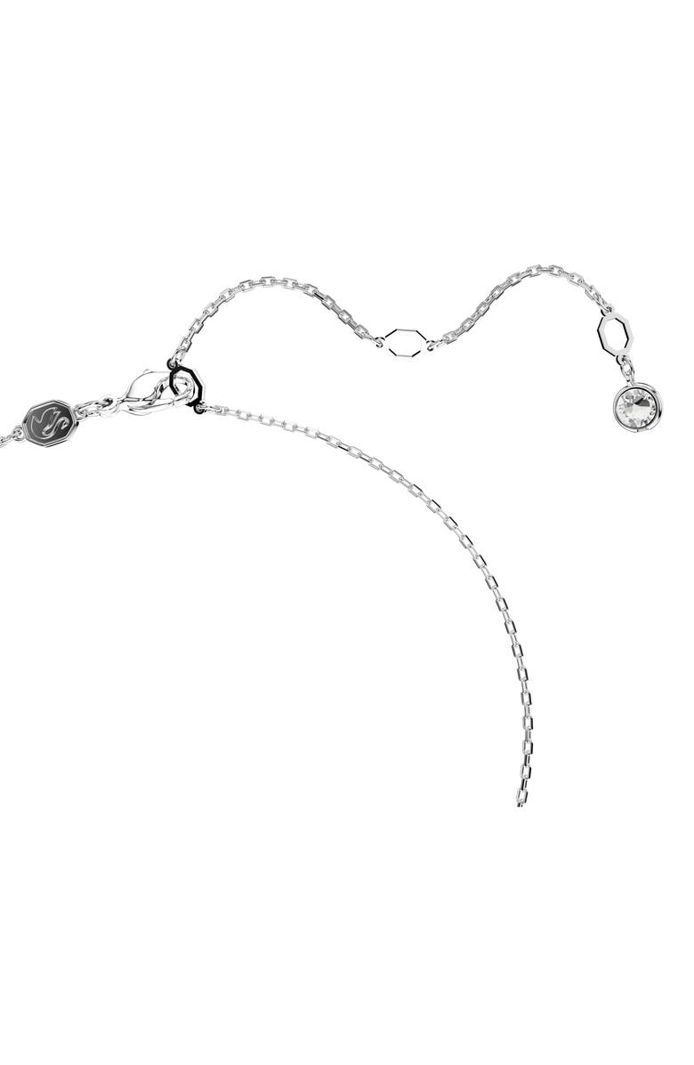 Swarovski Hyperbola Zirconia Pendant Necklace, Alternate, color, White