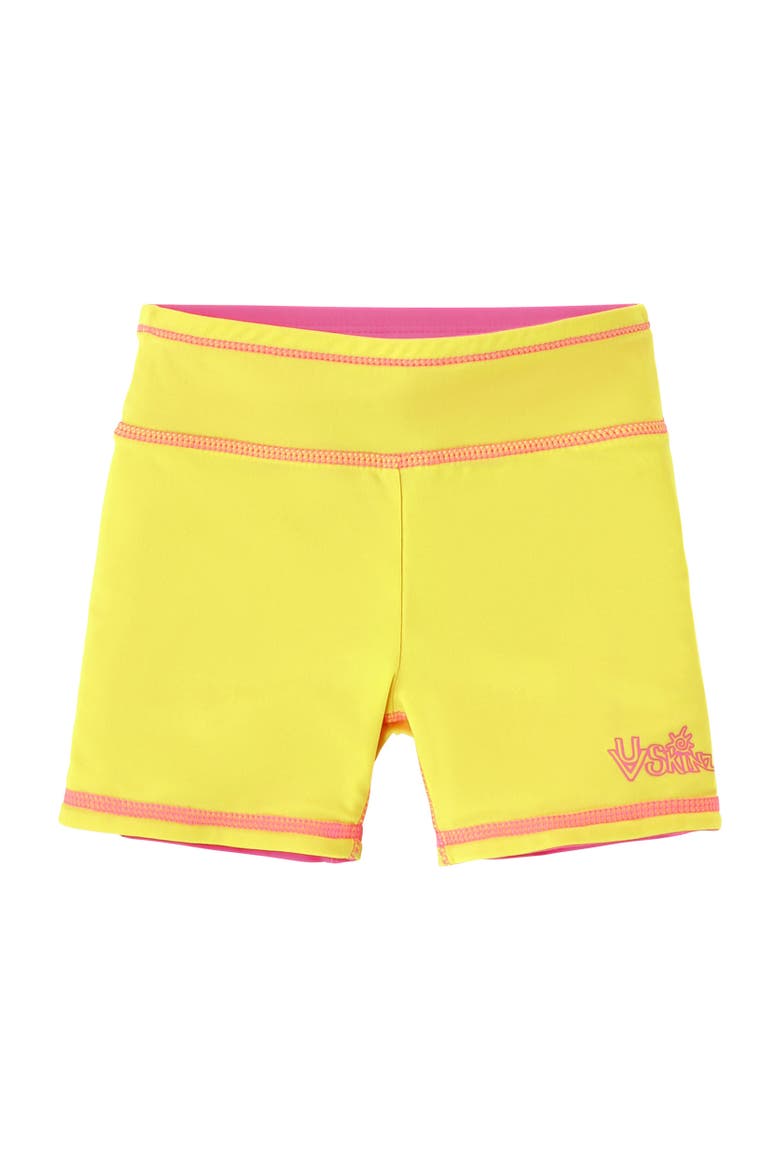 Reversible Active Swim Shorts, Alternate, color, Neon Sorbet/Neon Yellow