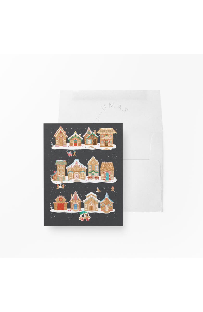 Ramus & Co Winter/Holiday Greeting Cards "Gingerbread Town", Main, color, Gingerbread Town