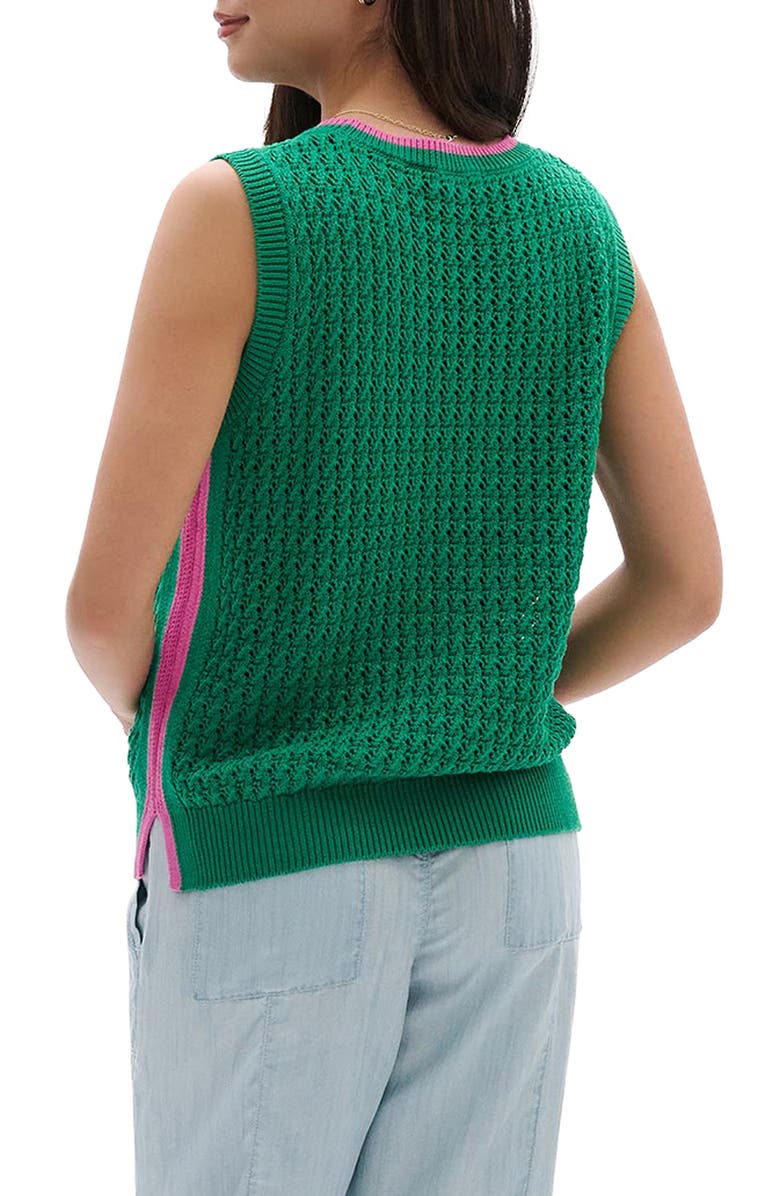 Hatley Arcadia Cruz Cotton Sweater Vest, Alternate, color, Arcadia