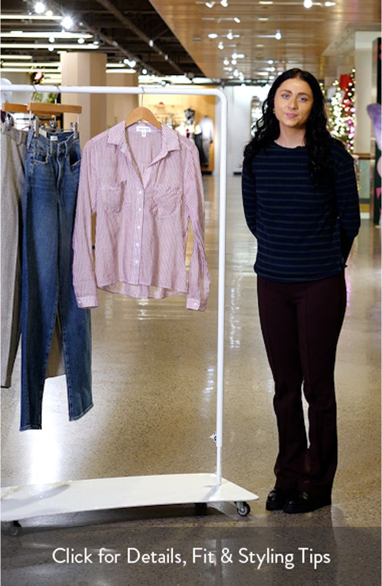 Stripe Button-Up Shirt, sales video thumbnail