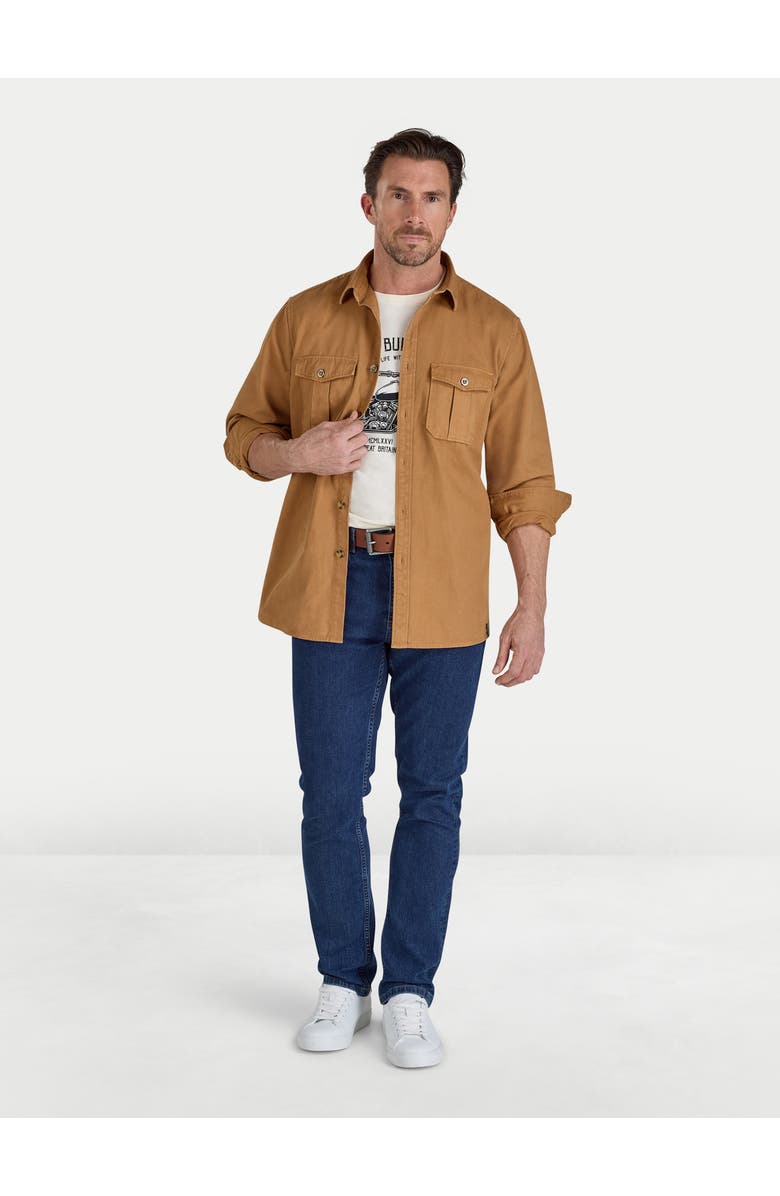 Raging Bull Garment Dyed Canvas Shacket, Alternate, color, Tan