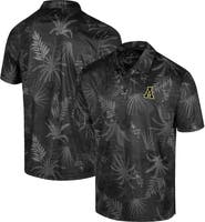 COLOSSEUM Men's Colosseum Black Appalachian State Mountaineers Palms Team Polo