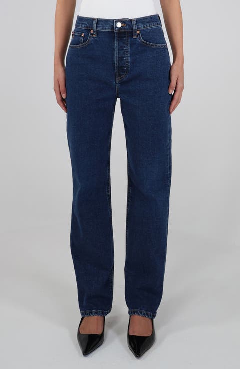 Tyler High Waist Straight Leg Jeans