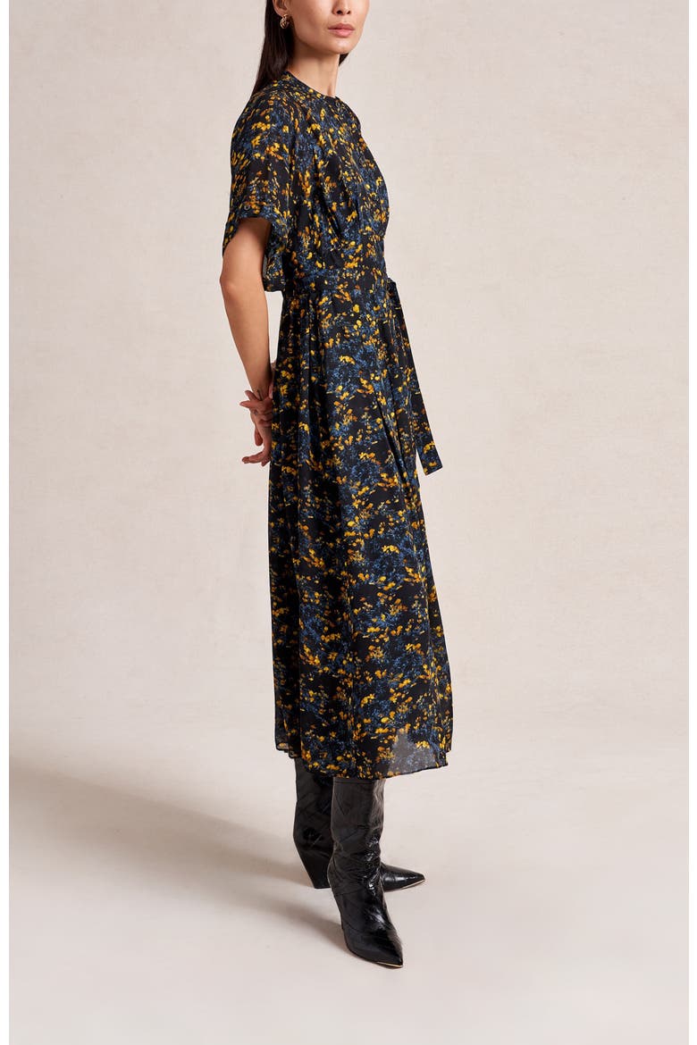 Nadege Dress, Alternate, color, Yellow Flower Fields