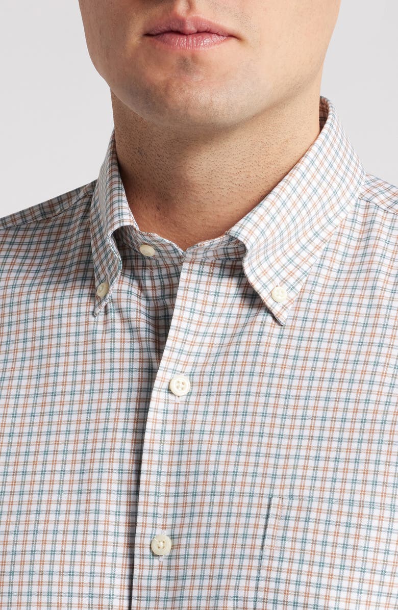 Peter Millar Hamilton Crown Lite Check Performance Button-Down Shirt, Alternate, color,
