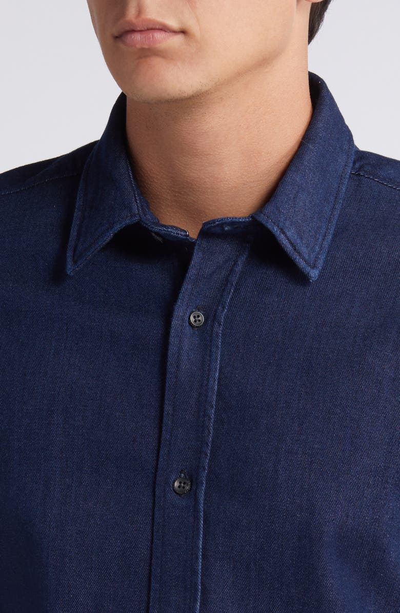 7 For All Mankind Left Hand Denim Button-Up Shirt, Alternate, color, Oracle