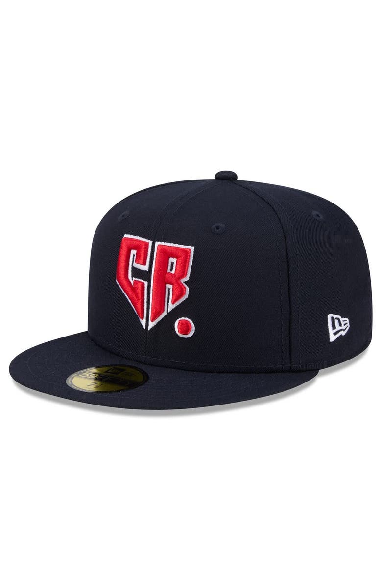 New Era Men's New Era  Navy Czech Republic Baseball 2026 World Baseball Classic 59FIFTY Fitted Hat, Alternate, color, Navy