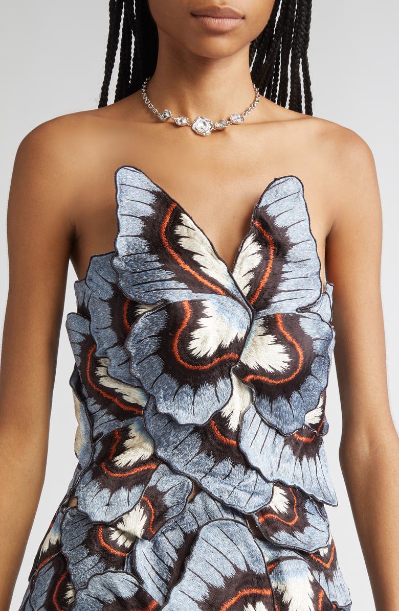 Oscar de la Renta Crystal Nest Frontal Necklace, Alternate, color, Crystal