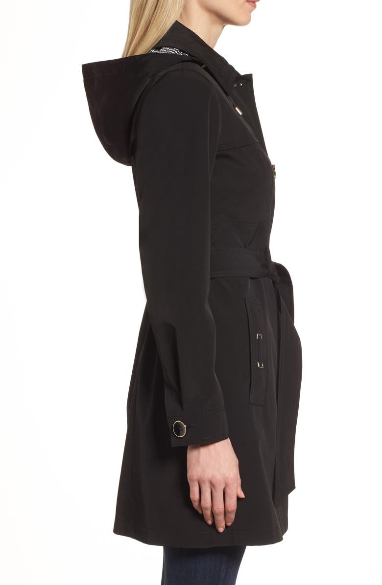 Gallery Belted Trench Raincoat, Alternate, color, 