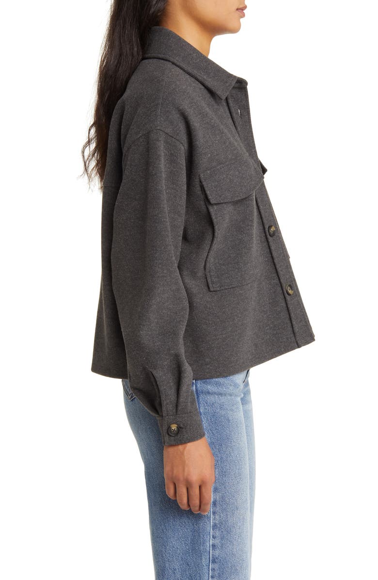 beachlunchlounge Double Face Crop Jacket, Alternate, color, 