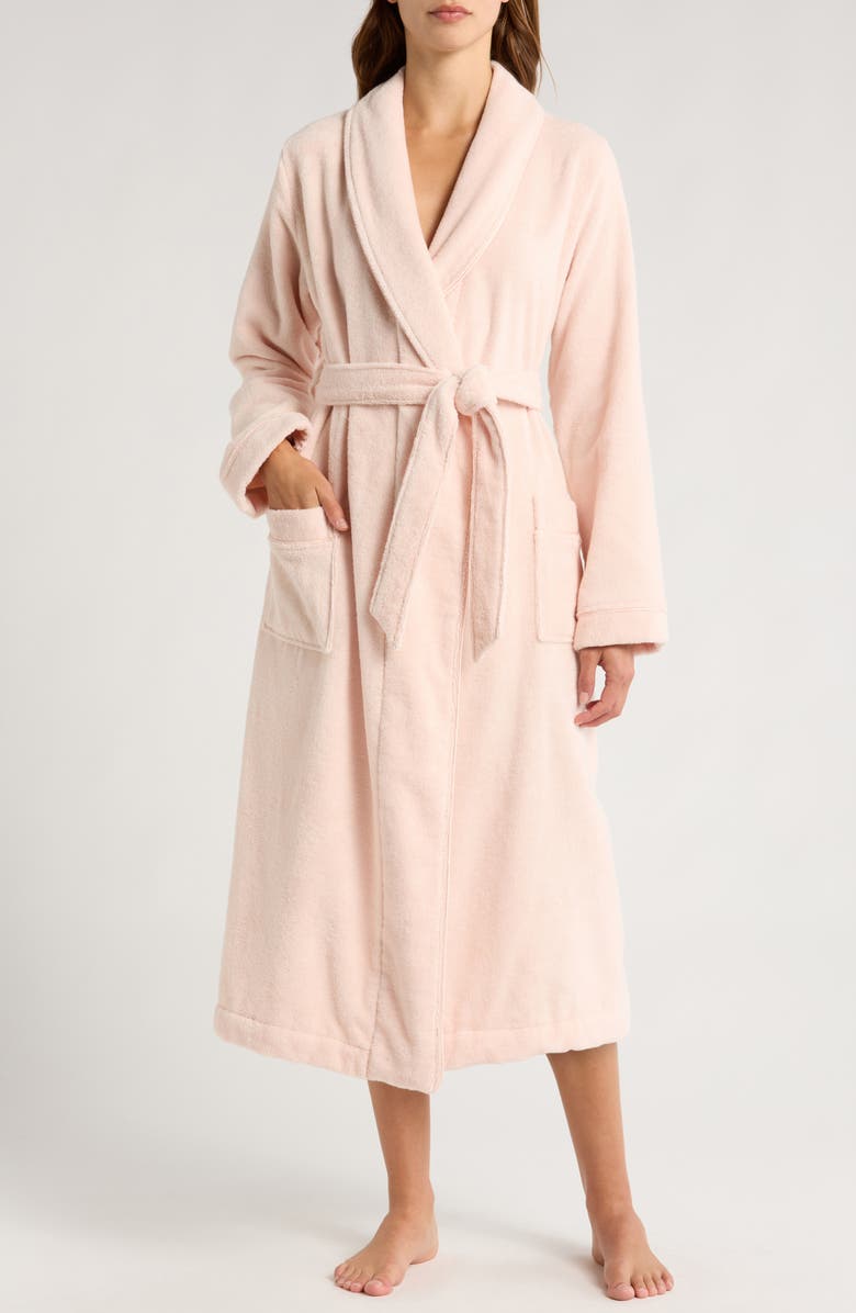 Nordstrom Hydro Cotton Terry Robe, Main, color, Pink Peony Bud