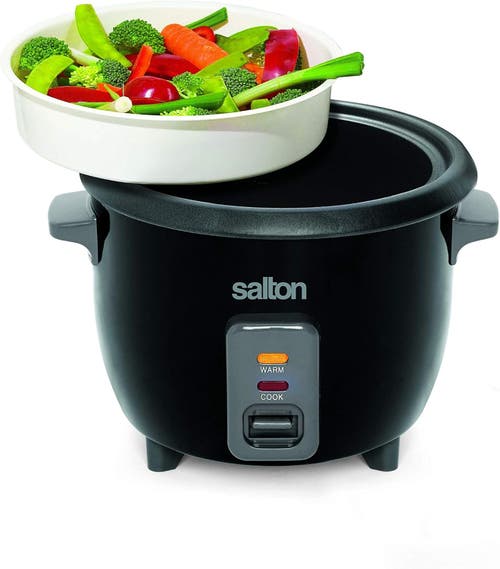 Salton Automatic Rice Cooker 6 Cup In Black
