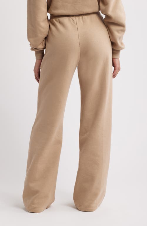 Bp. Wide Leg Fleece Pants In Neutral