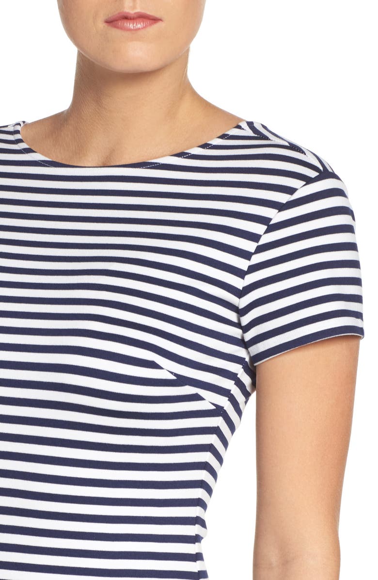 Felicity & Coco Stripe Sheath Dress, Alternate, color, 