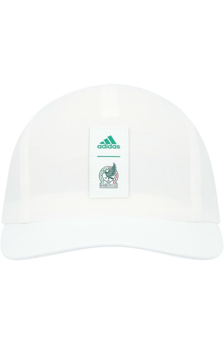 adidas Men's adidas White Mexico National Team Team Inclu AEROREADY Adjustable Hat, Alternate, color, 