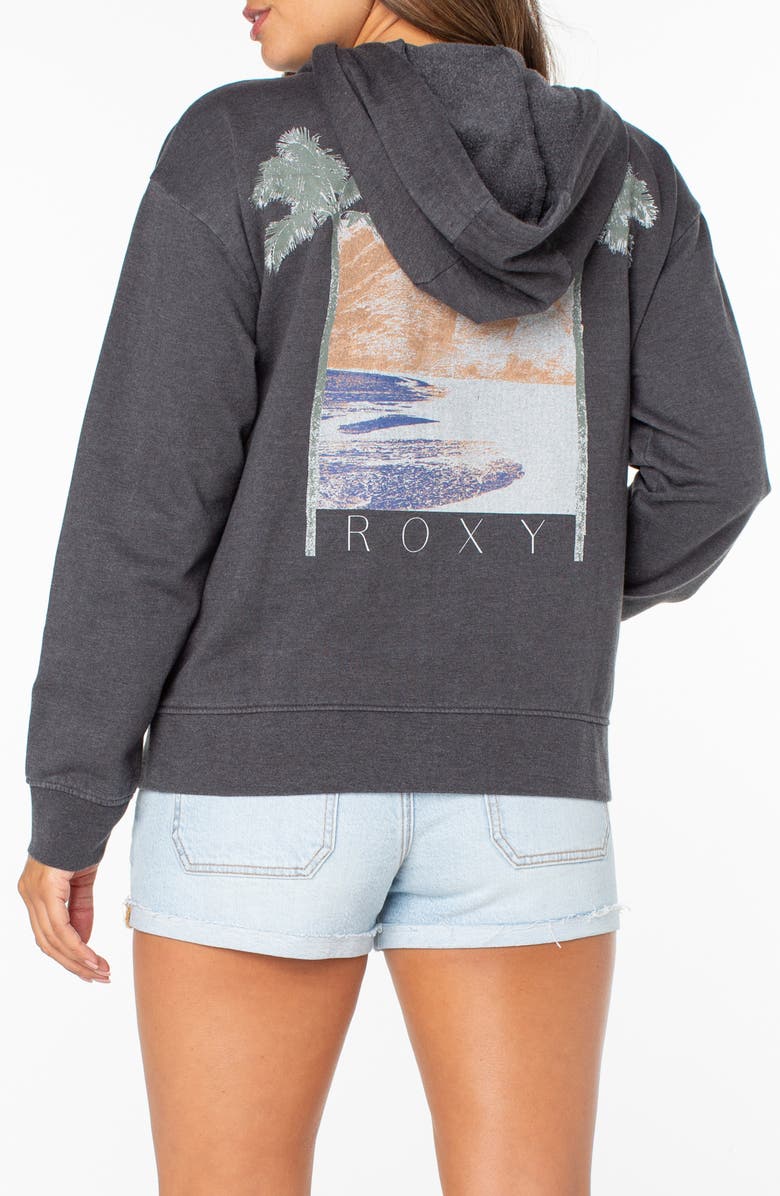 Roxy Sweet Rhythm Full Zip Hoodie, Alternate, color, Phantom