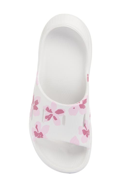 Hoka Gender Inclusive Vibrant Bloom Ora Recovery Slide 3 Sandal In Multi