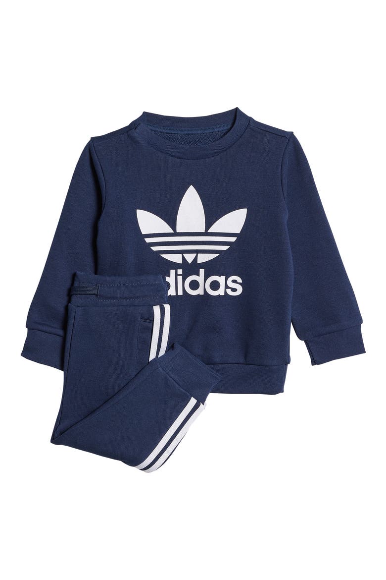 Crewneck Sweatshirt & Joggers Set, Main, color, NIGHT INDIGO
