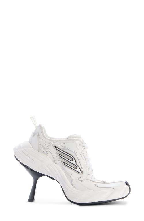 Balenciaga Monday Leather Sneaker Pumps In Multi