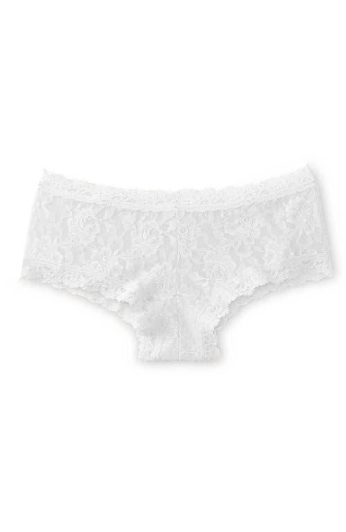 Hanky Panky Signature Lace Boyshorts in Whit at Nordstrom, Size X-Small