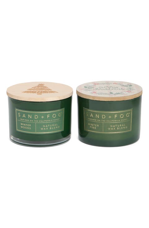 Merry Christmas Set of 2 Candles