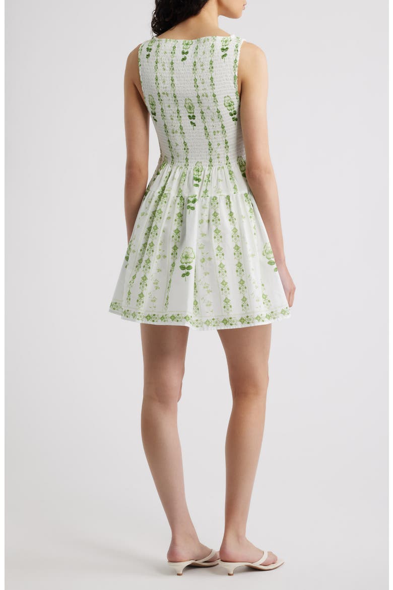 The Cosima Nap® Minidress, Alternate, color, ARCADIA BORDER WHITE/GREEN
