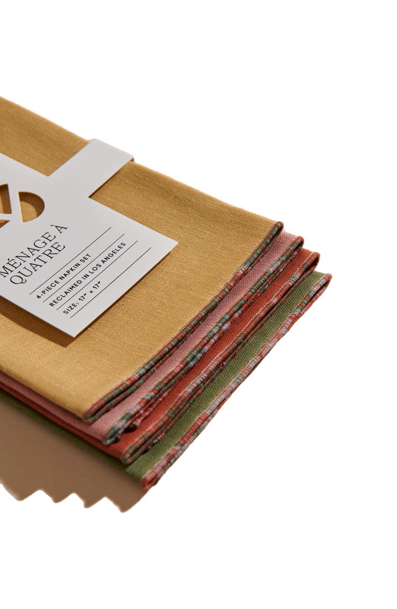 ATELIER SAUCIER The Santa Fe Set of 4 Napkins, Alternate, color,
